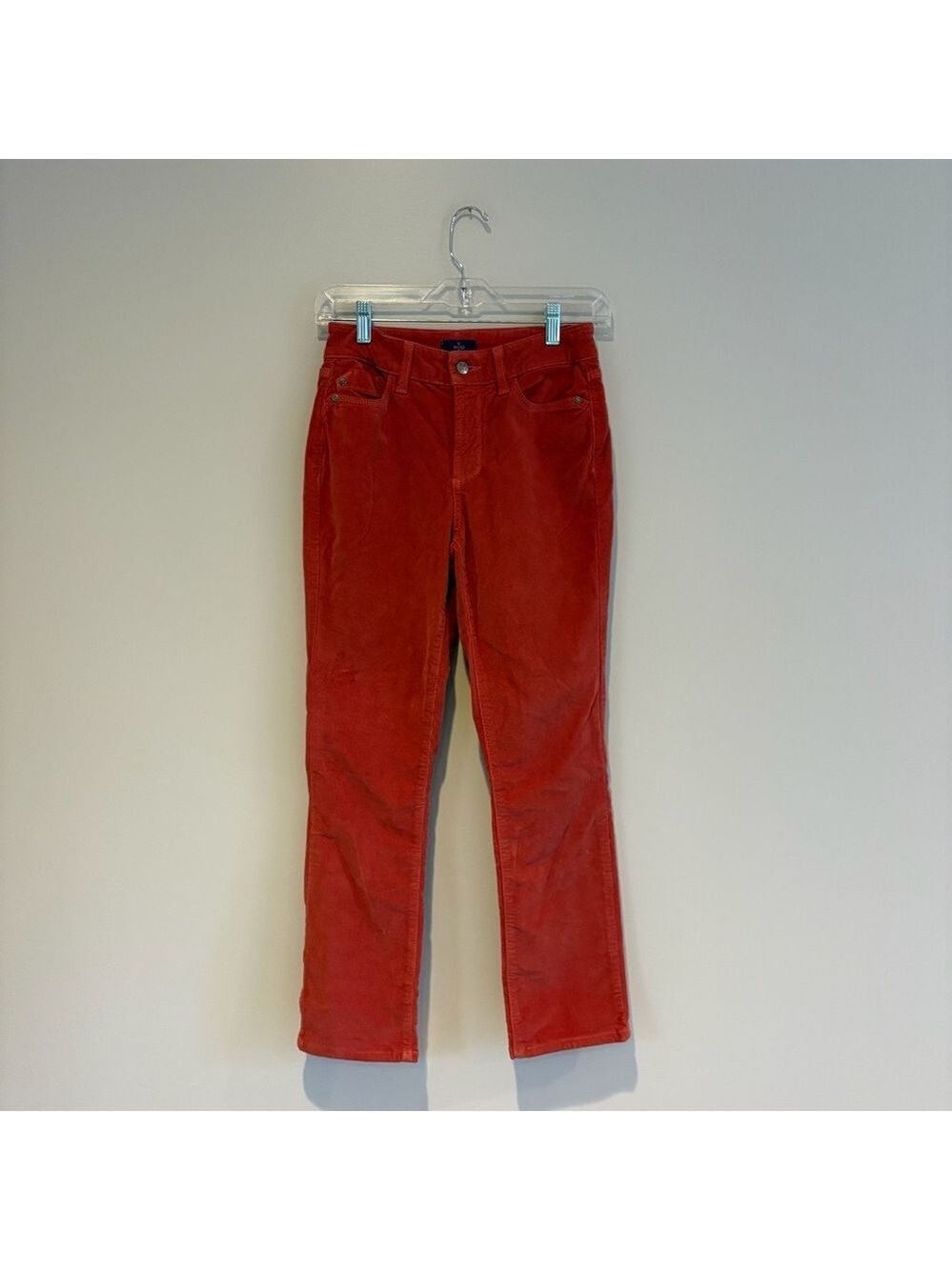 NYDJ Red Corduroy Leggings